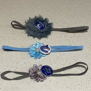 Vancouver Canucks hockey new baby girl headbands